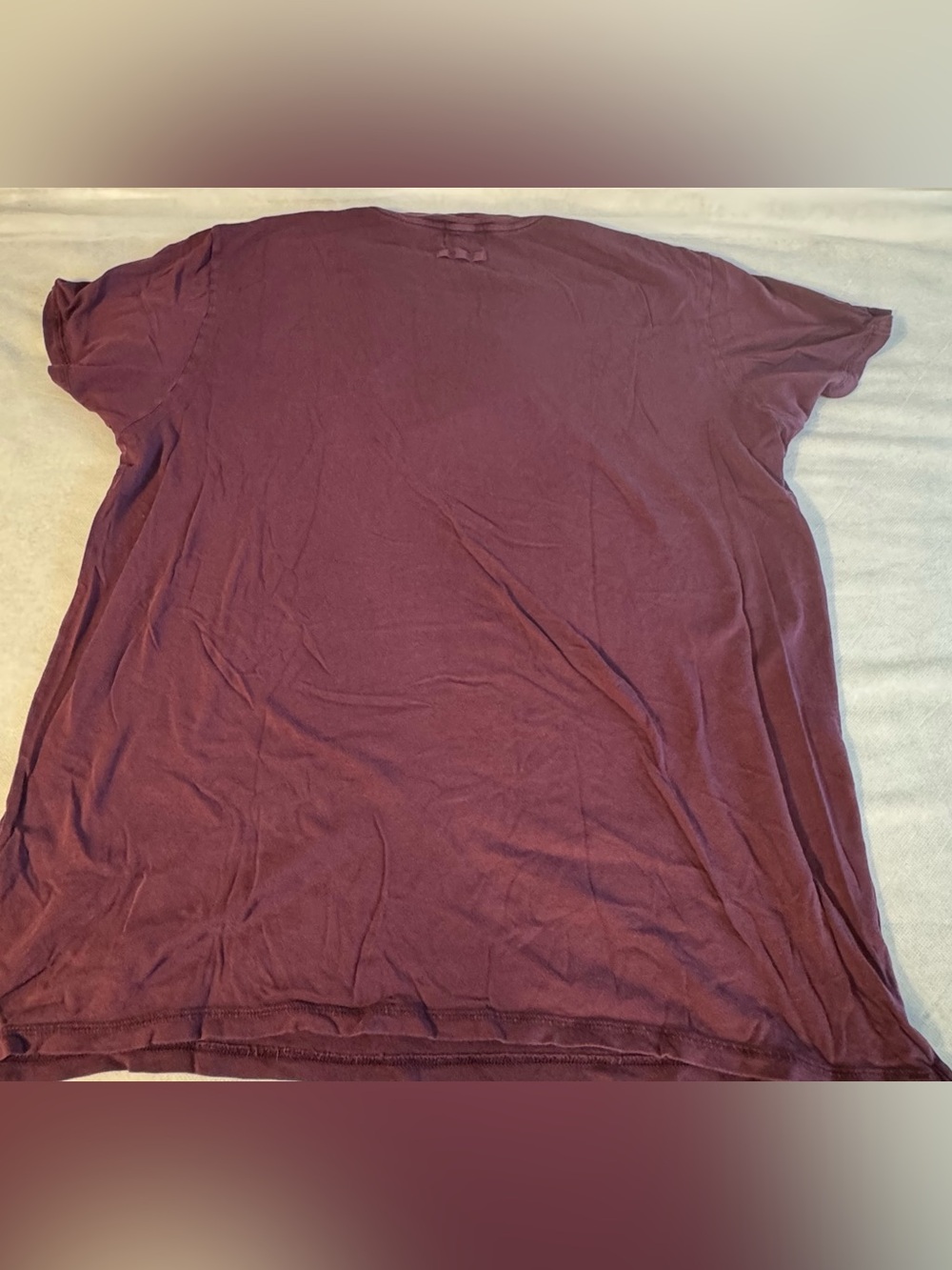 Juicy Couture Burgundy with Pink Graphic Crest T-Shirt XXL Y2K Style Made in USA - Picture 2 of 5